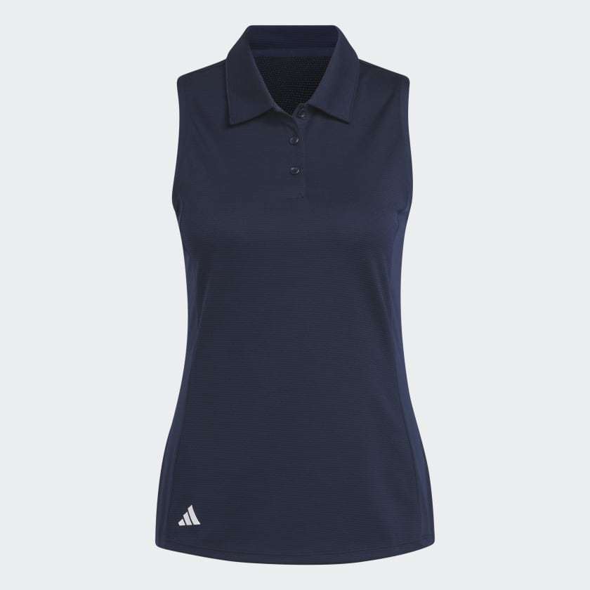 Adidas Polo Textured Sans Manches Recyclés Pour Performance Entraînement