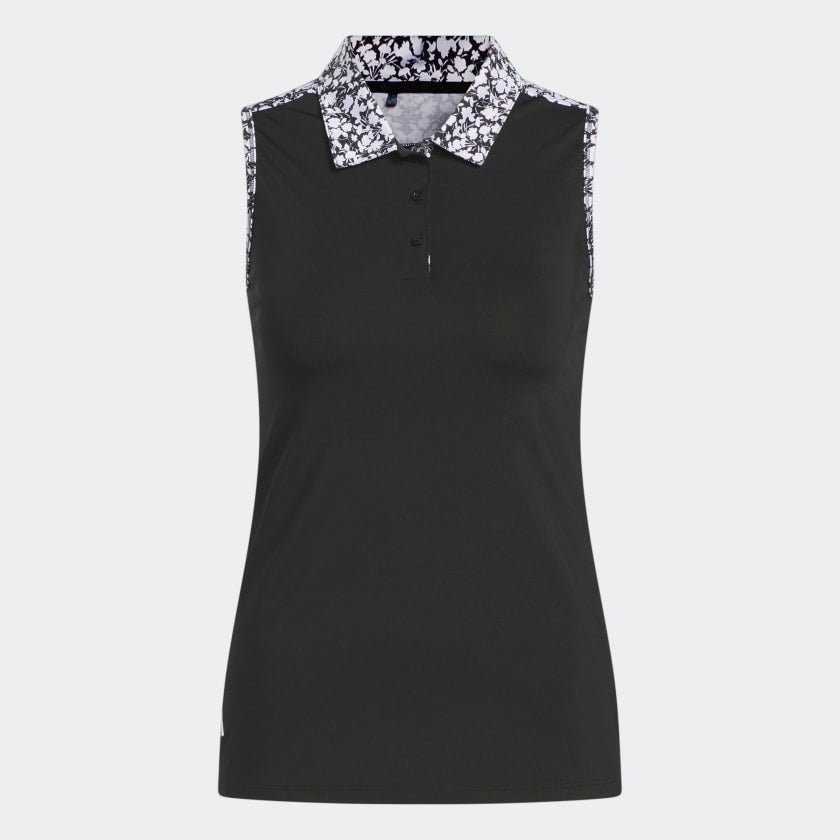 Adidas Ultimate 365 Polo Sans Manches Imprimé Pour Femme Élégant