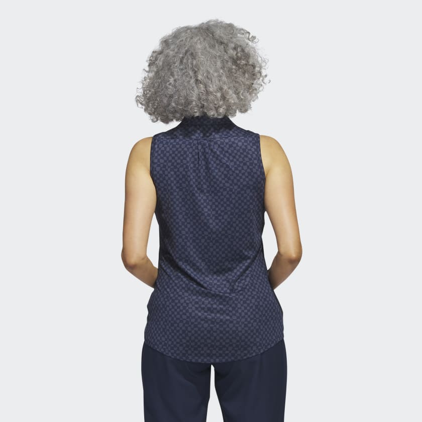 Adidas Ultimate 365 Polo Sans Manches Imprimé Pour Femme Élégant