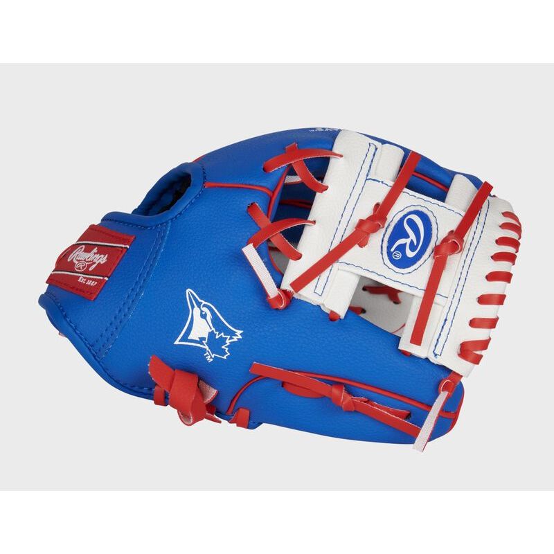 GANT BASEBALL RAWLINGS AVEC BALLE BLUE JAYS 9''