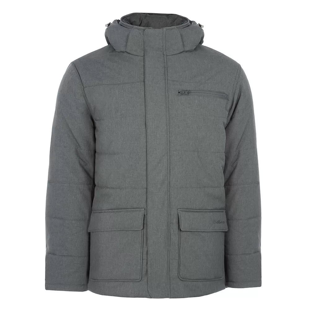Alizée Manteau Nickel Homme Capuche Isolée Détachable Pour Performance Hivernale