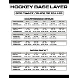 Elite Hockey Ajusté LS SR Chandail Adulte À Séchage Rapide et Confort