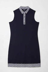 SLEEVELESS SWING CONTROL NECK DRESS