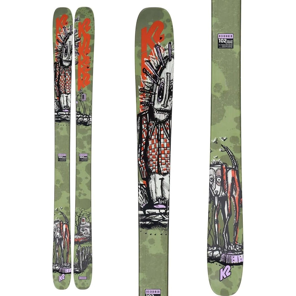 SKI TWIN TIPS K2 RECKONER 102 HOMME FLAT