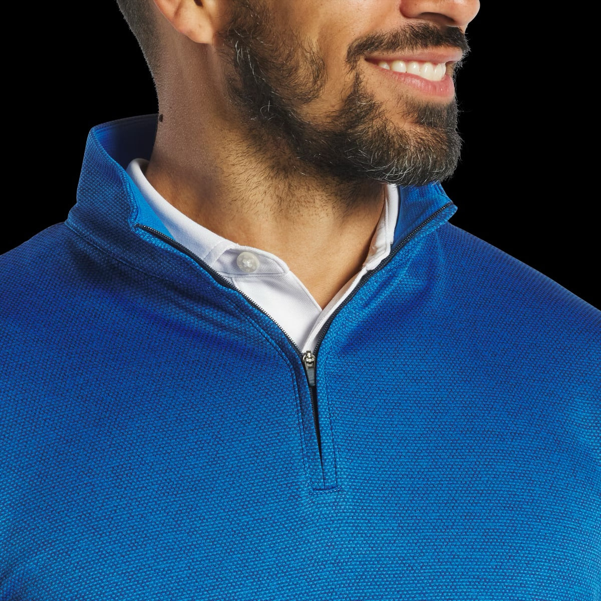 FOOTJOY SPACE DYE DOT MIDLAYER SWEATER