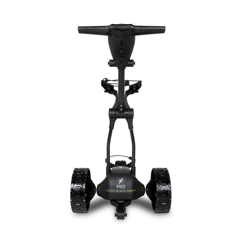 MGI Ai500 Electric Trolley with GPS, 4-inch Touchscreen, and Waterproof Design
