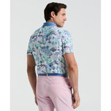 Original Penguin Polo Golf Imprimé Palm Springs All-Over Pour Parcours