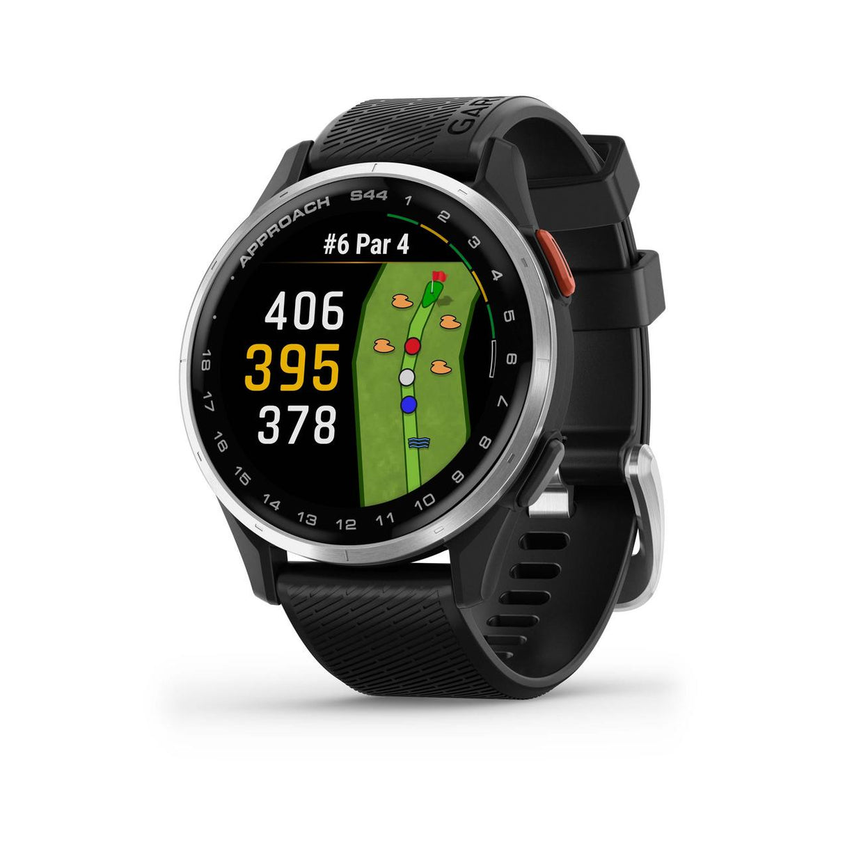 Garmin Approach S44 Montre Golf Fine et Légère AMOLED