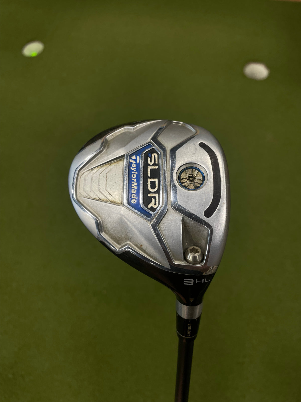 TAYLORMADE SLDR 3 WOOD RH STIFF USED