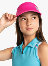 LUCKY IN LOVE LOGO STRETCH VISOR