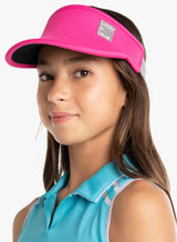 LUCKY IN LOVE LOGO STRETCH VISOR