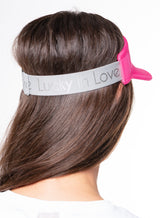 LUCKY IN LOVE LOGO STRETCH VISOR