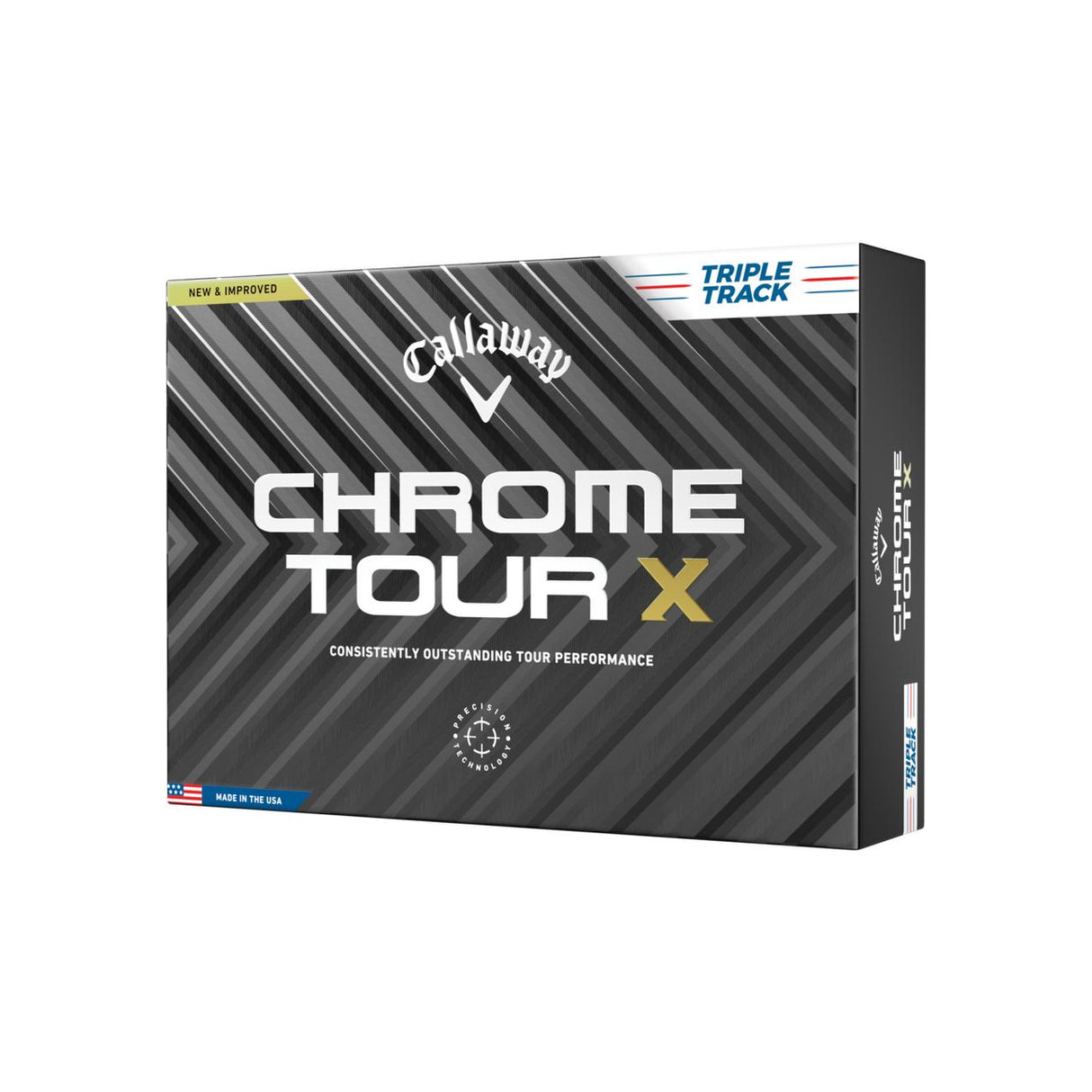 BALLE CALLAWAY CHROME TOUR X WHITE TRIPLE TRACK