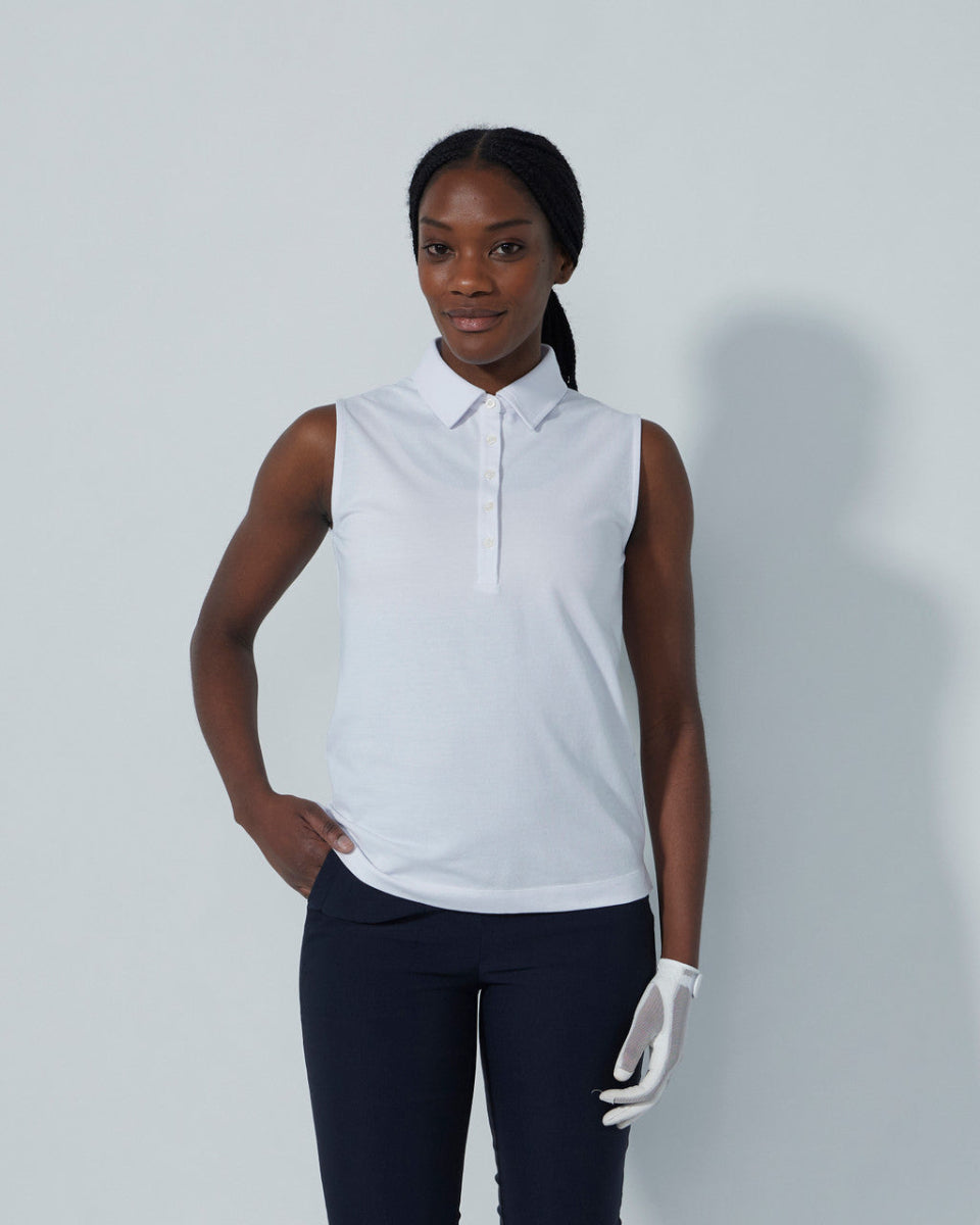 WOMEN'S SLEEVELESS POLO DAILY FAIRWAY