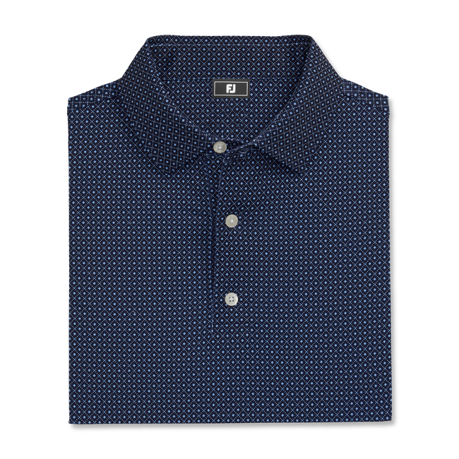 FOOTJOY DOT GEO PRINT LISLE MEN’S POLO SHIRT