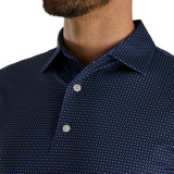 FOOTJOY DOT GEO PRINT LISLE MEN’S POLO SHIRT