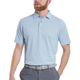 FOOTJOY HICKORY STRIPE PIQUE POLO SHIRT