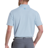 FOOTJOY HICKORY STRIPE PIQUE POLO SHIRT