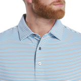 FOOTJOY HICKORY STRIPE PIQUE POLO SHIRT