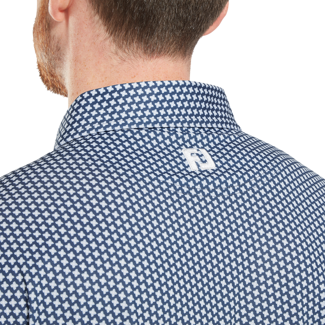 POLO FOOTJOY HOUNDSTOOTH GEO ISLE