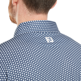 POLO FOOTJOY HOUNDSTOOTH GEO ISLE