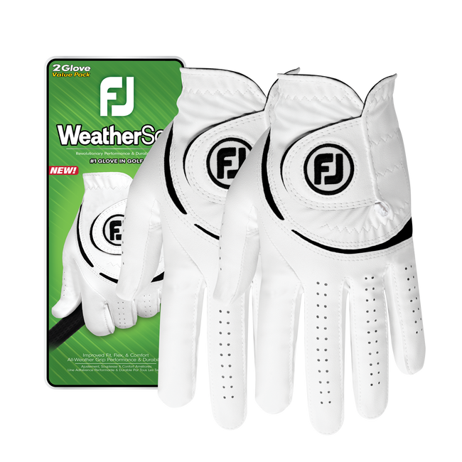 GANT GOLF Gants WeatherSof FootJoy Homme Lot de 2 Performance Durable