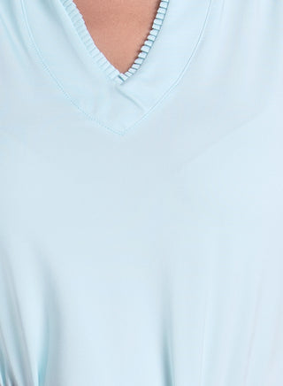 POLO LUCKY IN LOVE SANS MANCHES PLEATED PLACKET