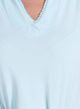 POLO LUCKY IN LOVE SANS MANCHES PLEATED PLACKET