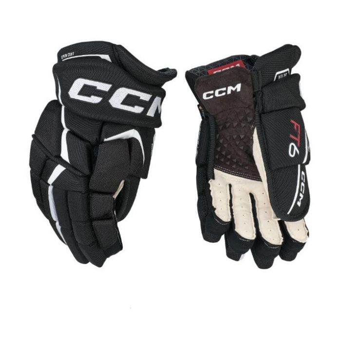CCM Jetspeed FT6 JR Gants de Hockey Enfant Confort et Protection