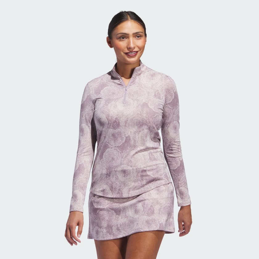 Adidas Ultimate365 Haut Col Cheminée Zip Imprimé Femme Confort