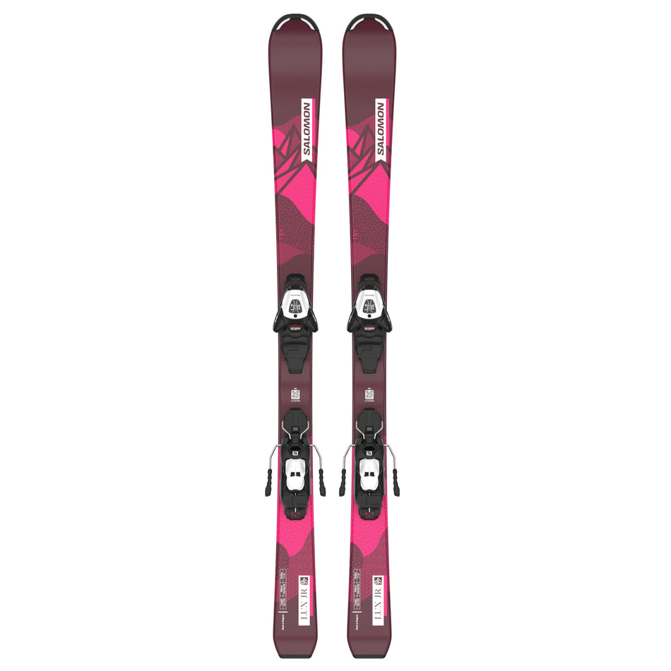 SKI SALOMON QST JR FILLE ET FIXATIONS L6