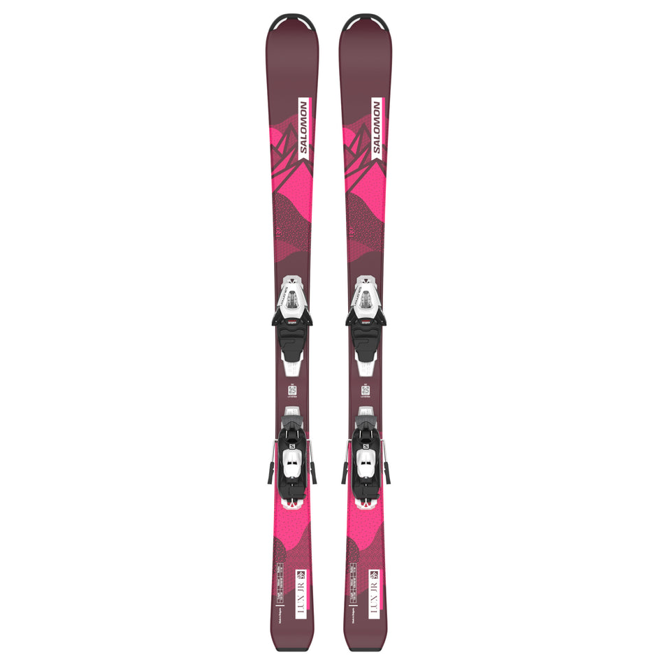 SKI SALOMON QST JR FILLE ET FIXATIONS C5