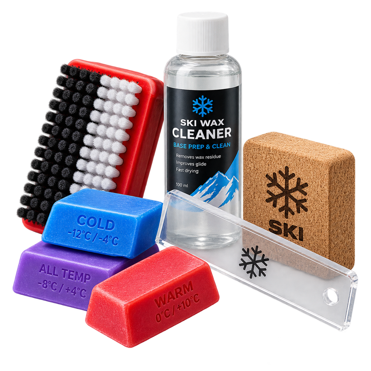 Cross-country ski accessories and maintenance