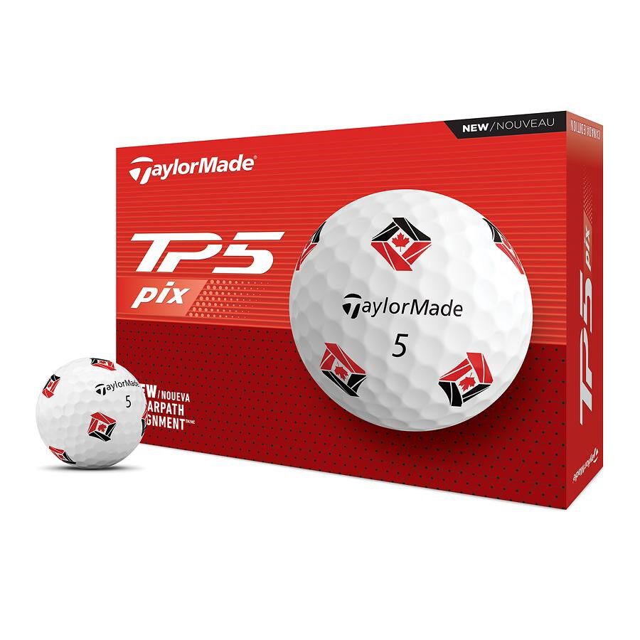 TaylorMade Balle TP5 PIX 3.0 TM24 À Cinq Couches Pour Contrôle Et Distance