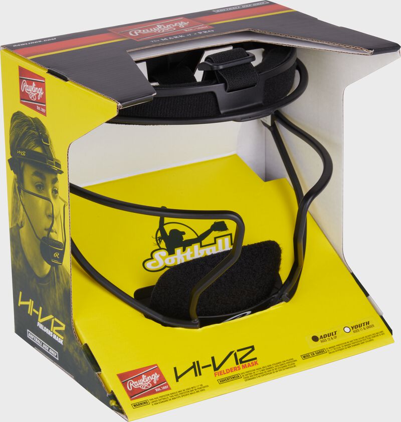 MASQUE DE CHAMP RAWLINGS HI-VIZ JR