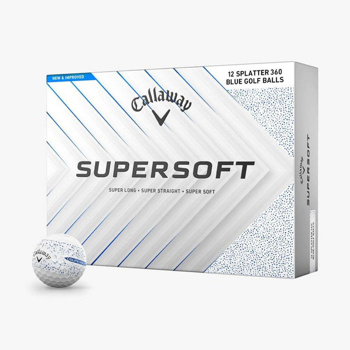 Callaway Supersoft Splatter 25 Golf Ball Speed ​​Control Power