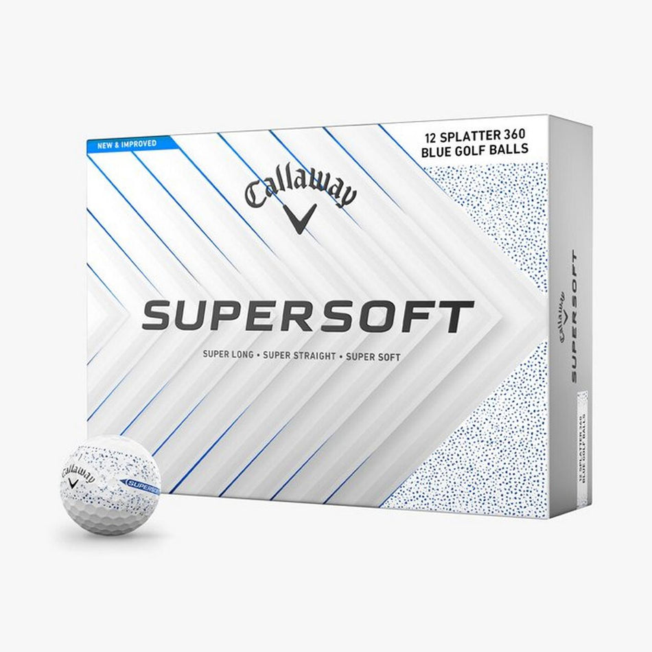 BALLE CALLAWAY SUPERSOFT SPLATTER 25