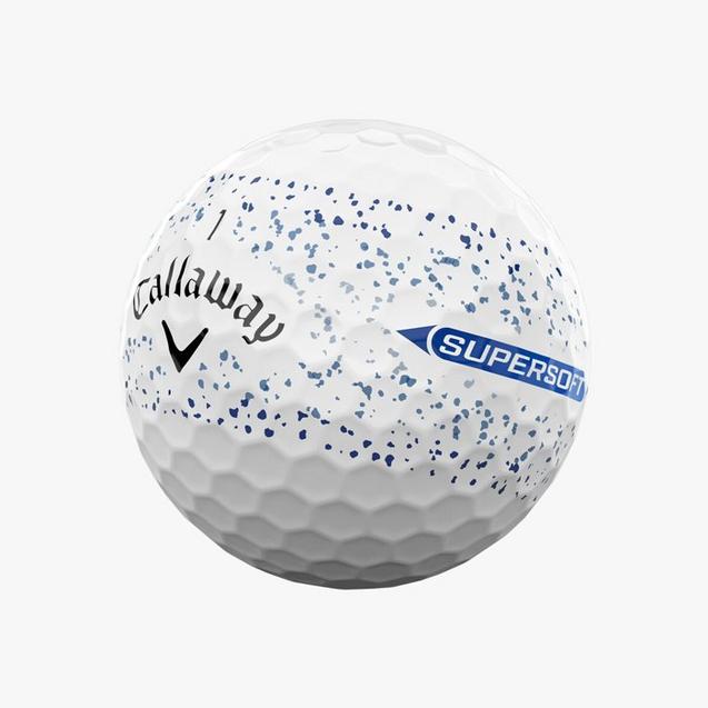 BALLE CALLAWAY SUPERSOFT SPLATTER 25