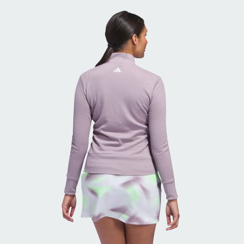 Adidas Ultimate 365 Women's Lightweight Textured Jacket with Zip Pockets and Comfort