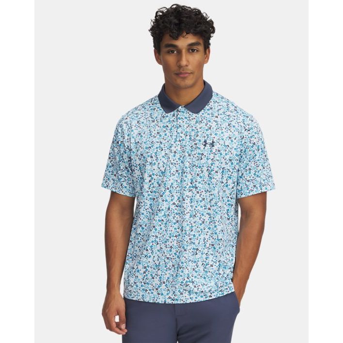Under Armour Polo UA Matchplay Print Homme Stretch Quatre Voies