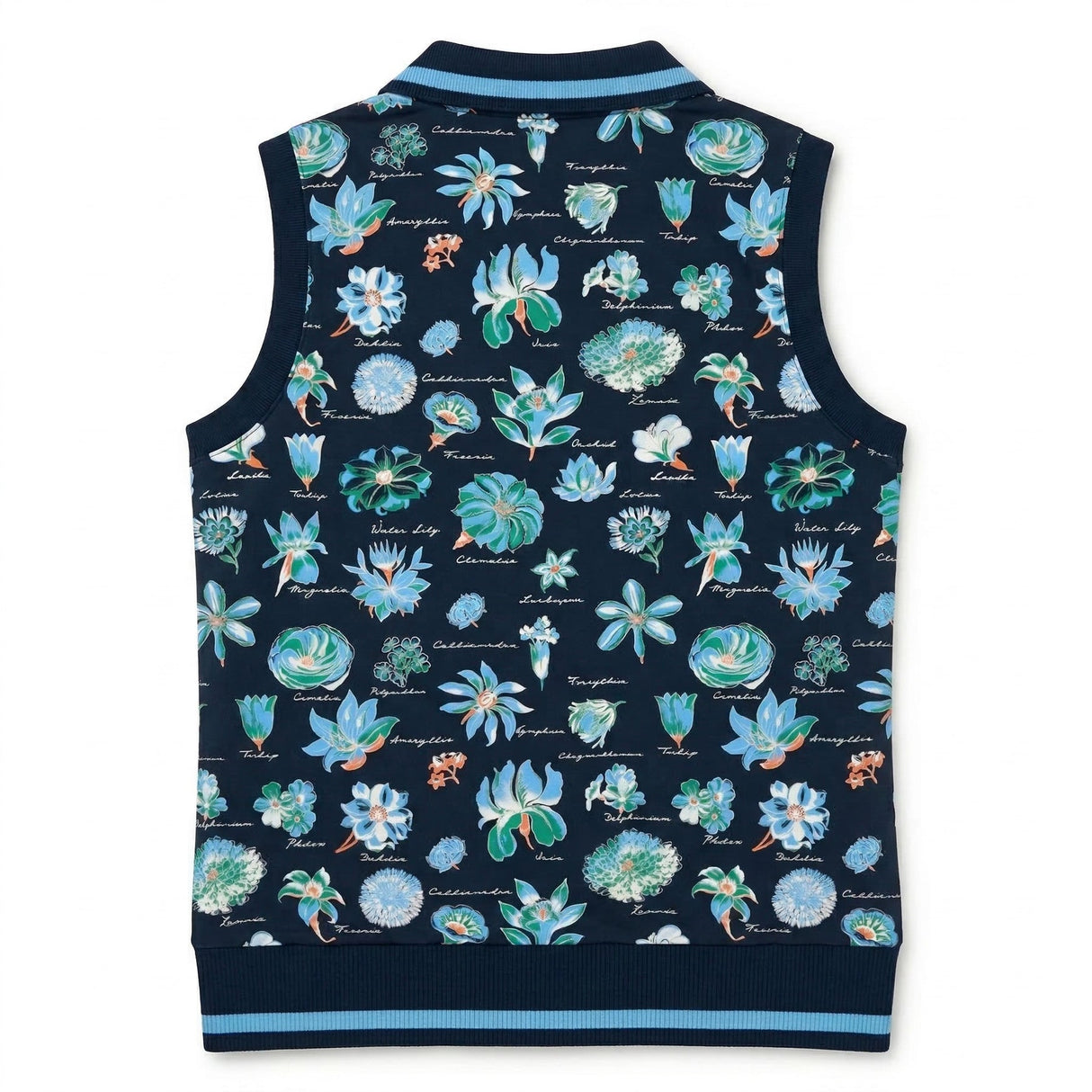 POLO SANS MANCHES PENGUIN Textbook Floral Sleeveless Golf Polo FEMME