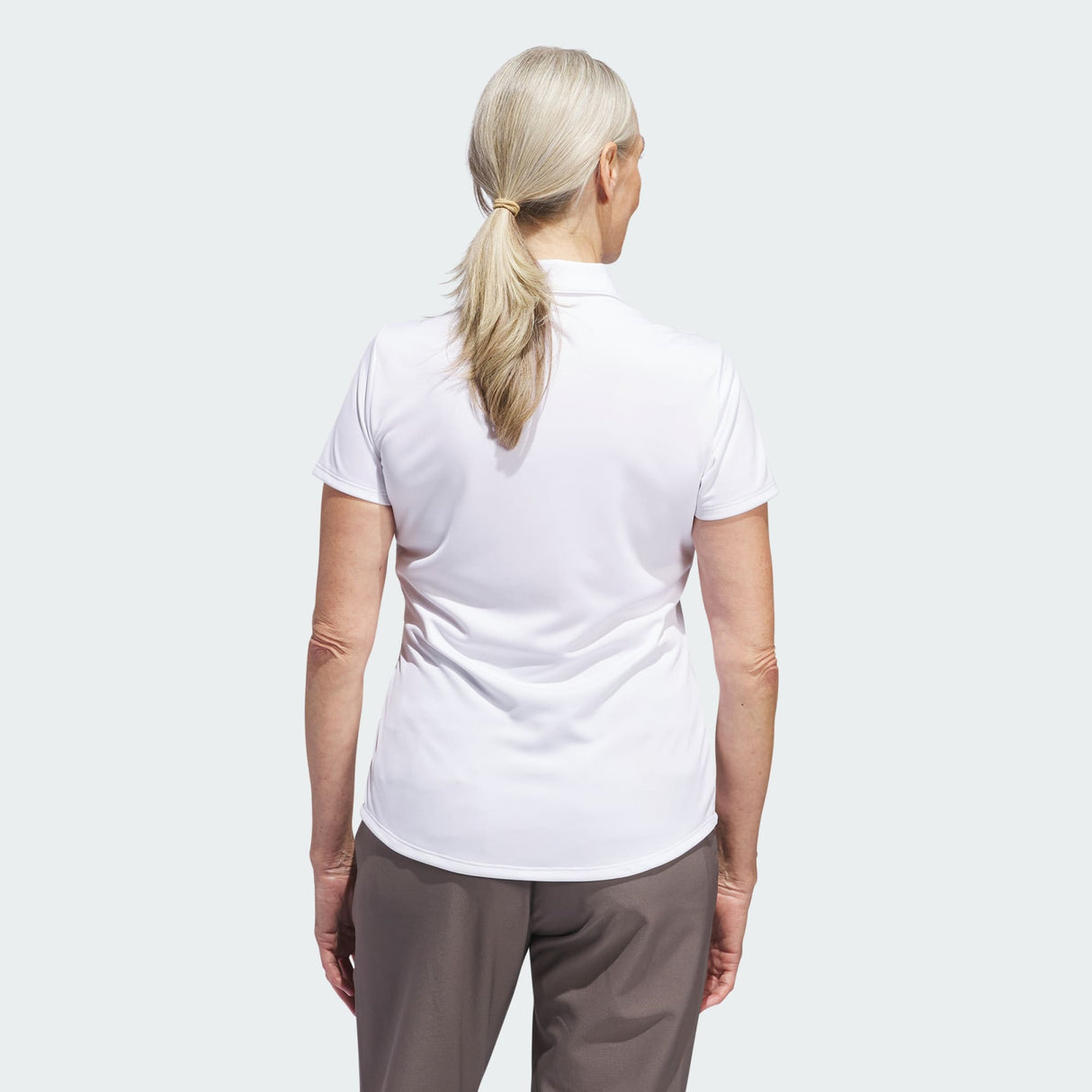 POLO ADIDAS PERFORMANCE SOLID MANCHES COURTES FEMME