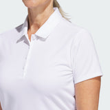 POLO ADIDAS PERFORMANCE SOLID MANCHES COURTES FEMME