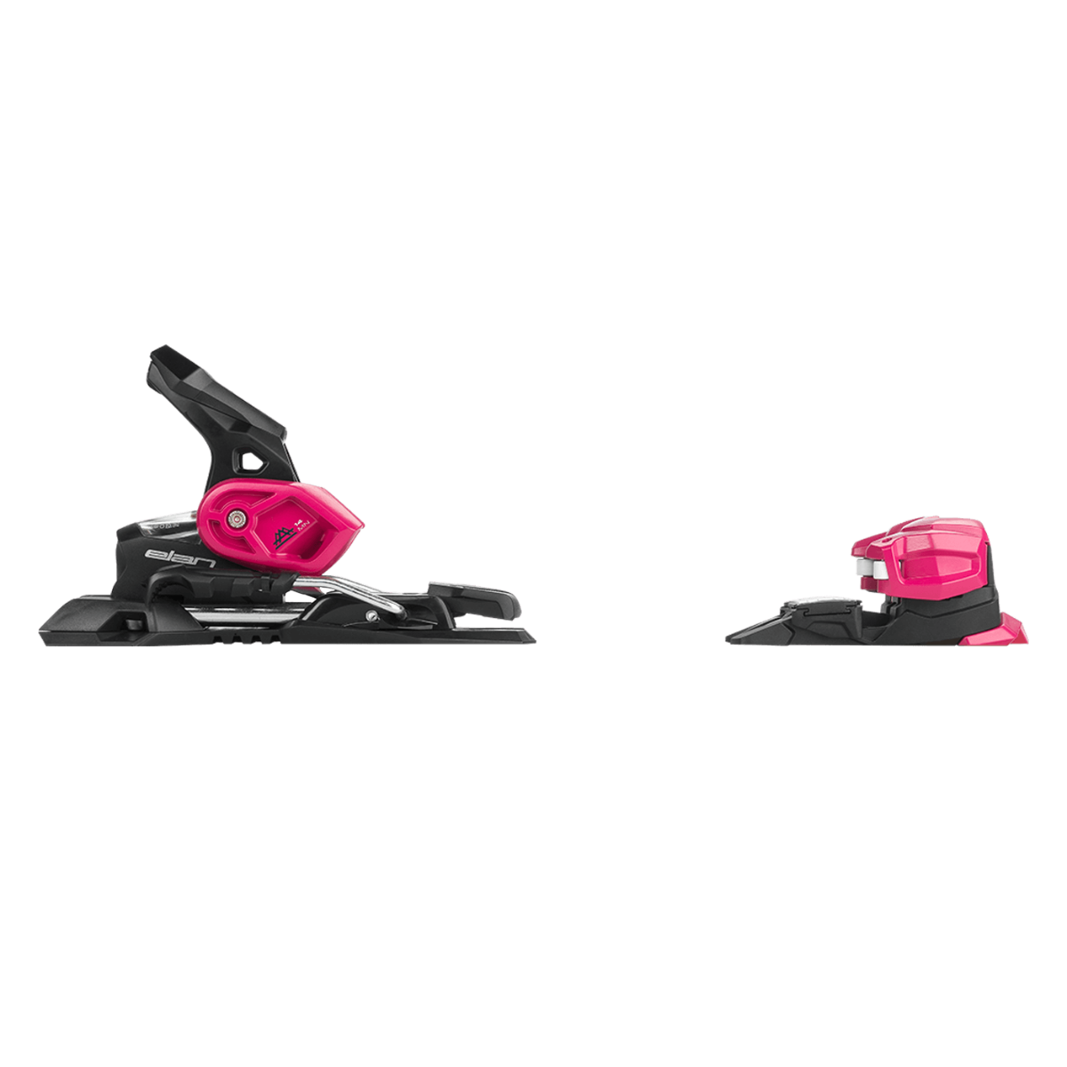 Fixation Elan Attack 14 Sans Freins Rose Et Noir Pour Ski Alpin
