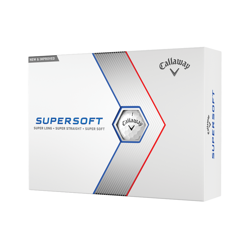 Callaway Supersoft 23 Logo Balls Lot of 3 for Distance and Control