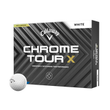 Callaway Chrome Tour X Balle Blanche Hyper Fast Soft Noyau Pour Distance et Contrôle