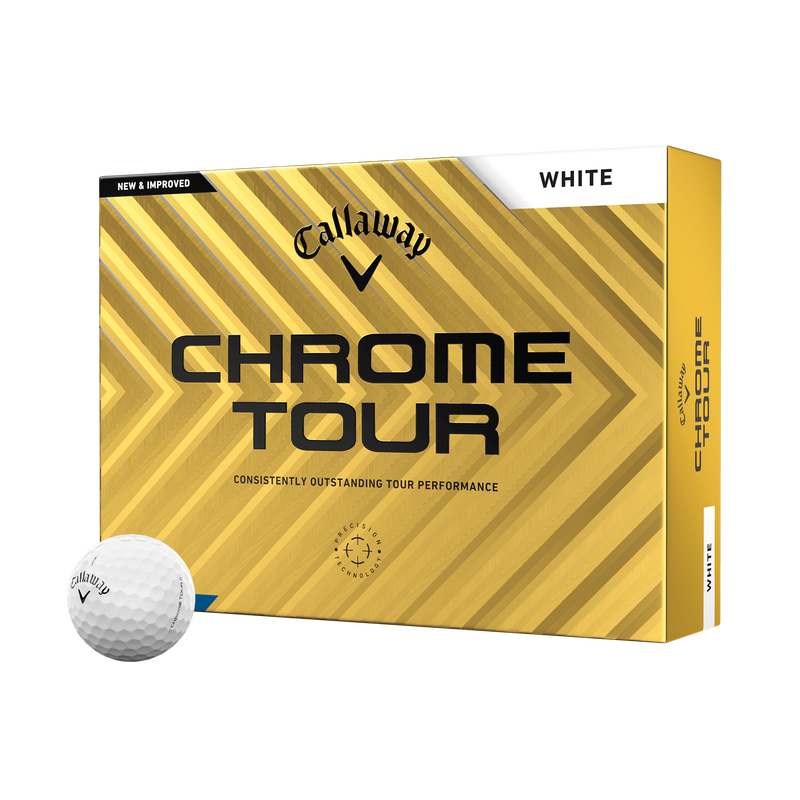 Callaway Chrome Tour 24 Balle Blanche Pour Distance Et Contrôle