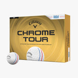 BALLE CALLAWAY CHROME TOUR 26 WHITE TRIPLE TRACK