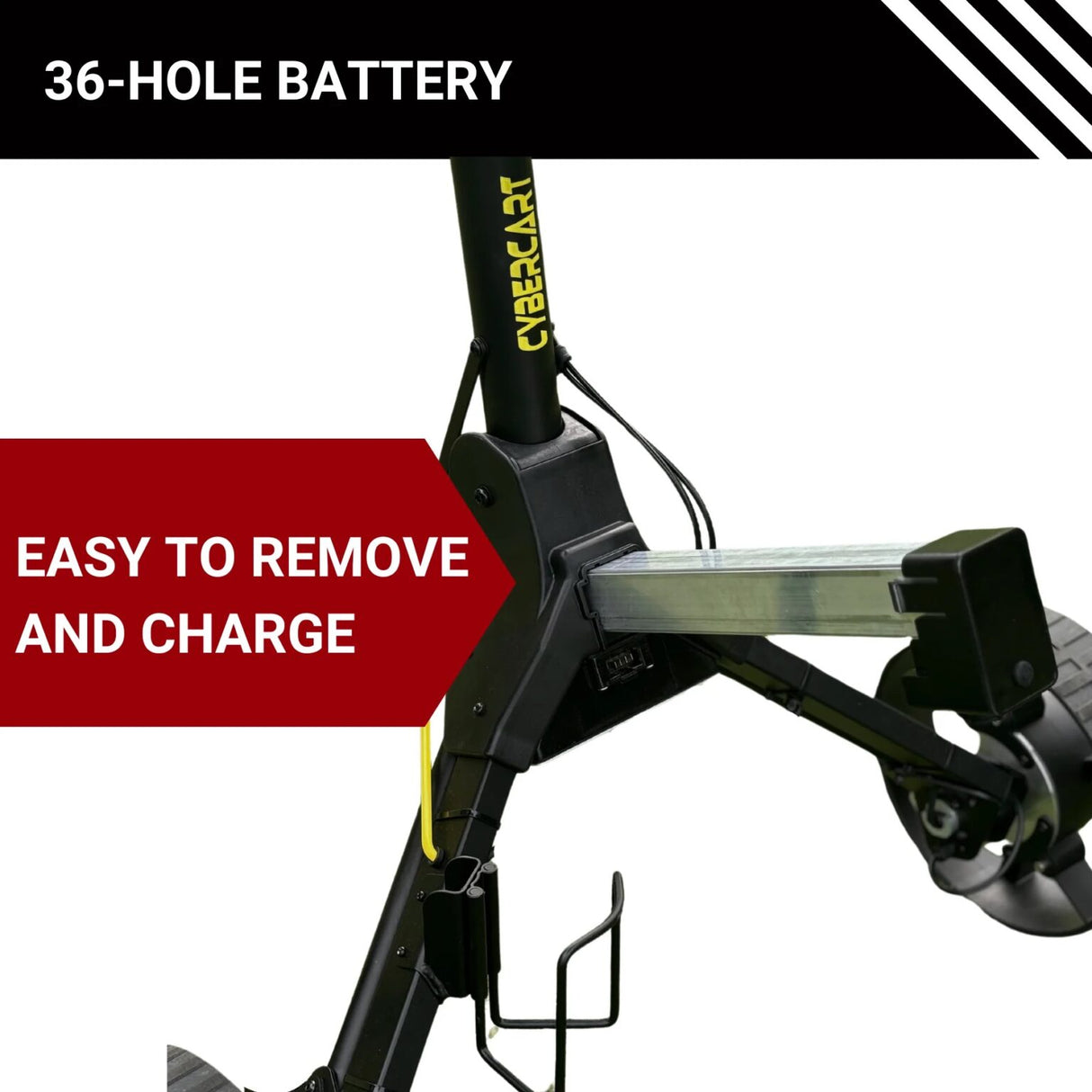 Alphard CyberCart Chariot De Golf Électrique Avec Manette Pliable