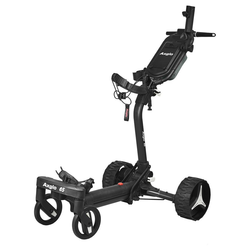 CHARIOT ÉLECTRIQUE AXGLO E5 FOLLOW ME + REMOTE BLACK